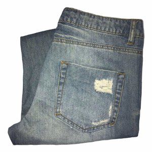 ASOS Distressed Ripped Frayed Skinny Jeans 10 30